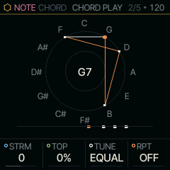 The CHORD PLAY page