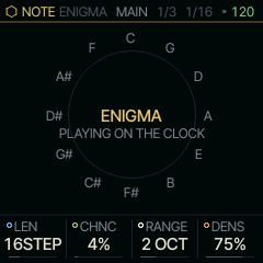 ENIGMA on its MAIN page