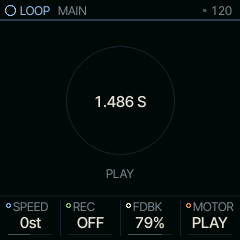 LOOP on its MAIN page