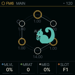Woken: the squirrel darts off the screen.