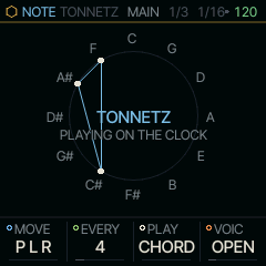 TONNETZ on its MAIN page