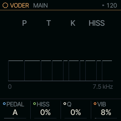 VODER on its MAIN page